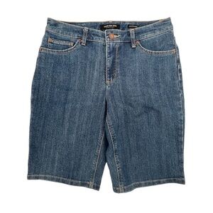Jones New York Signature Lexington Denim Jean Bermuda Shorts Size 6 Women’s